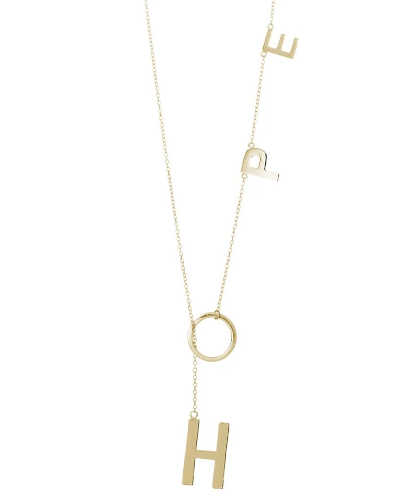 Adornia Adornia Hope Lariat Necklace gold 2