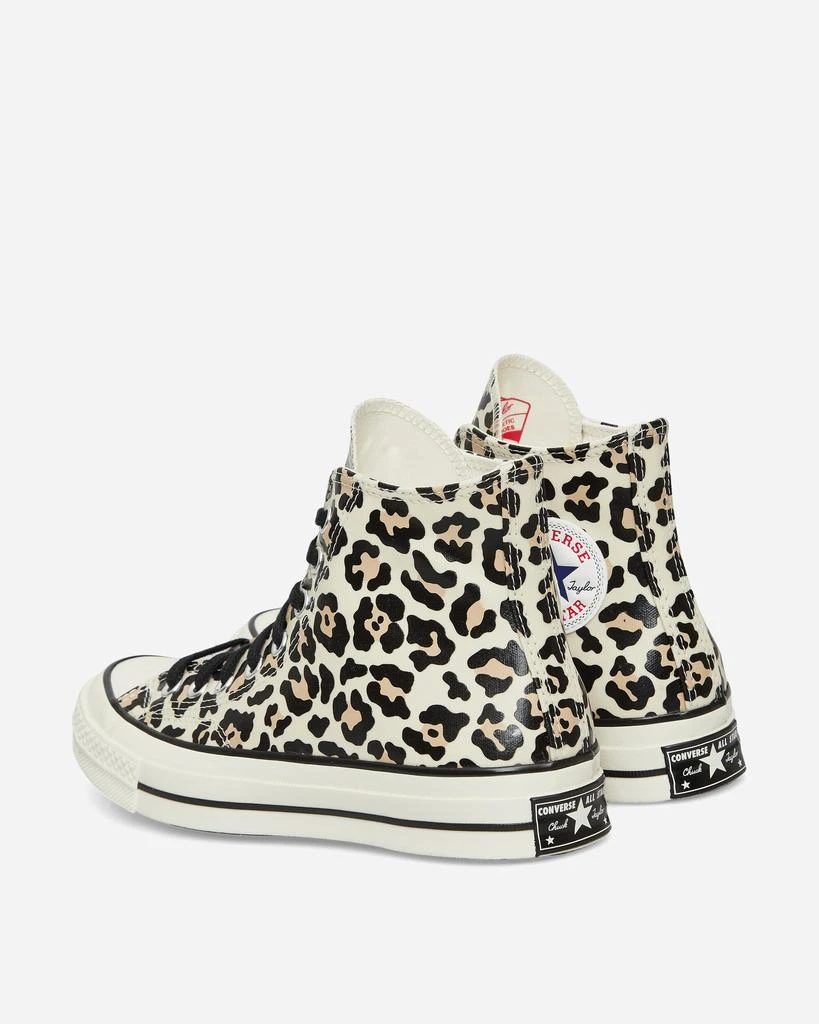 Converse Chuck 70 Glow-In-The-Dark Leopard Print Sneakers Egret 4