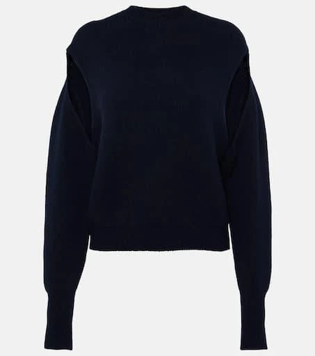 Salvatore Ferragamo Cutout cashmere-blend sweater 1