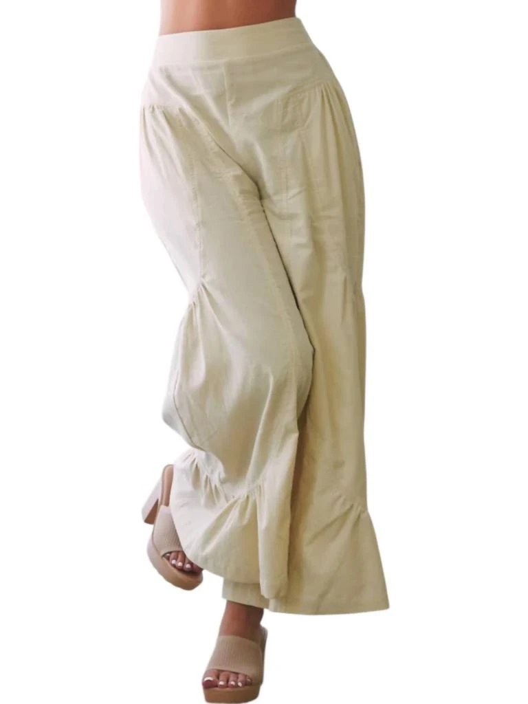 Mustard Seed Mustard Seed - Wide Leg Ruffle Pants 1