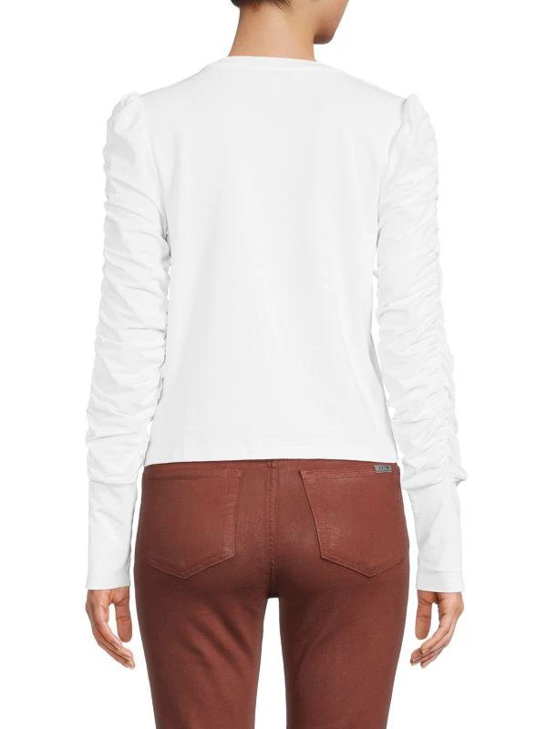 Walter Baker Ruched Sleeve Top 2