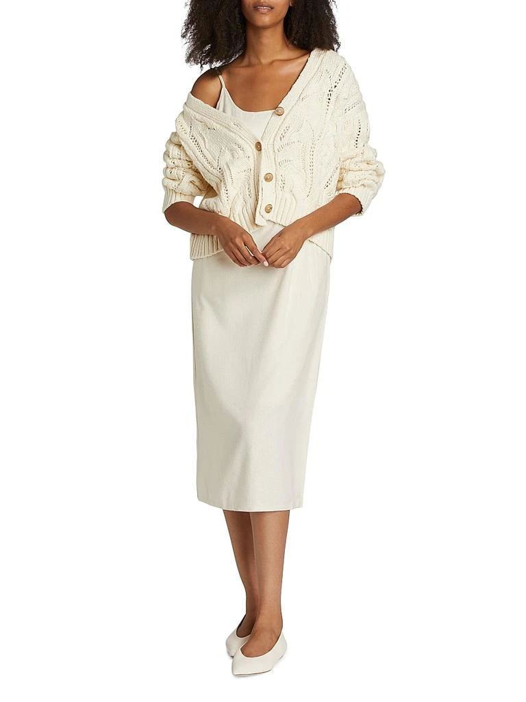 Jenni Kayne Audrey Cotton V-Neck Cardigan 2