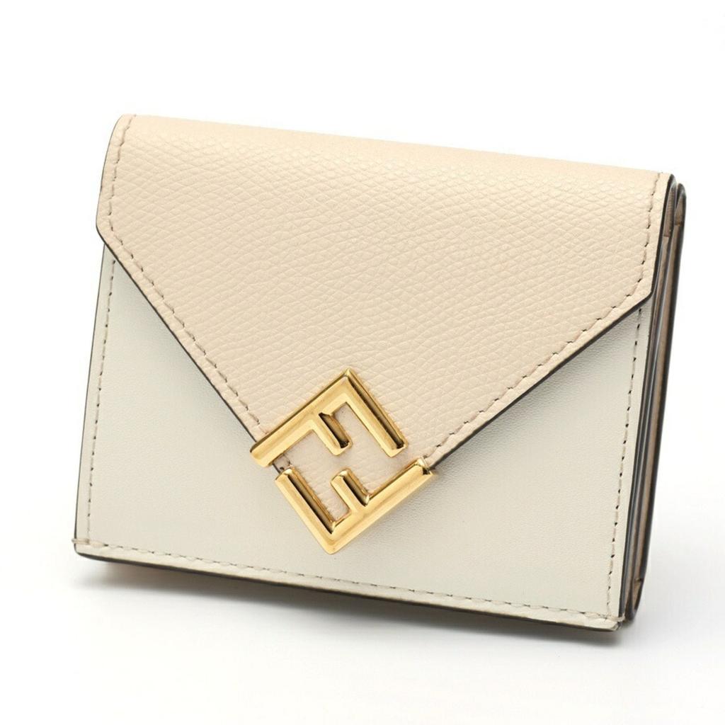 折りたたみ財布 FENDI FLOWER BOUQUET FF FABRIC MEDIUM TRI-FOLD WALLET Fendi Fendi Flower Bouquet Ff Fabric Medium Tri-Fold Wallet
