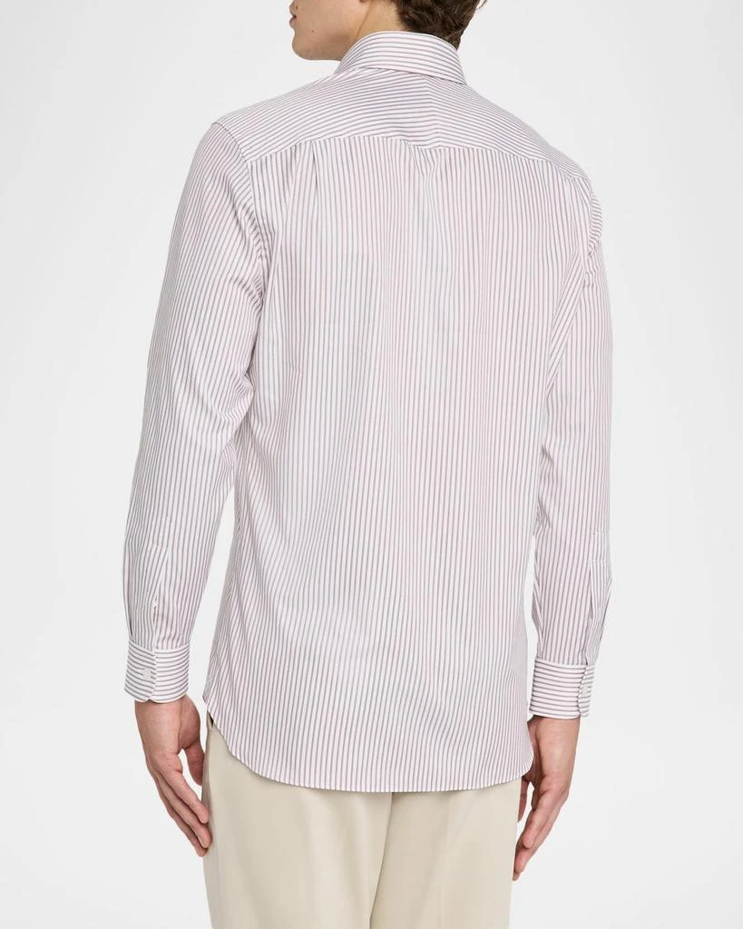 Dunhill Men's Cotton Pinstripe Modern-Fit Sport Shirt 3