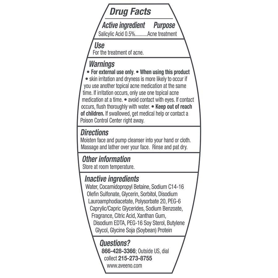 Aveeno Clear Complexion Foaming Facial Cleanser 4