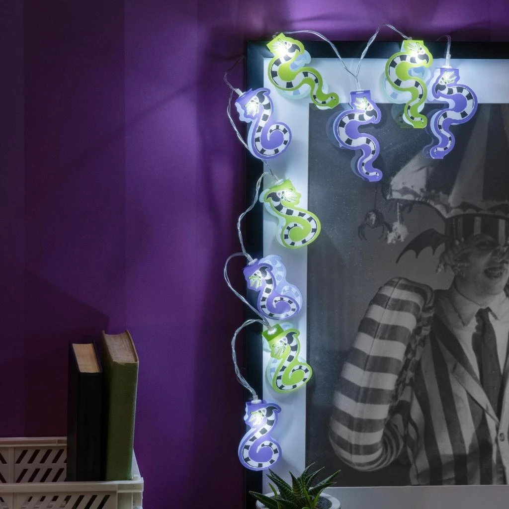 undefined Beetlejuice Shaped String Lights 1
