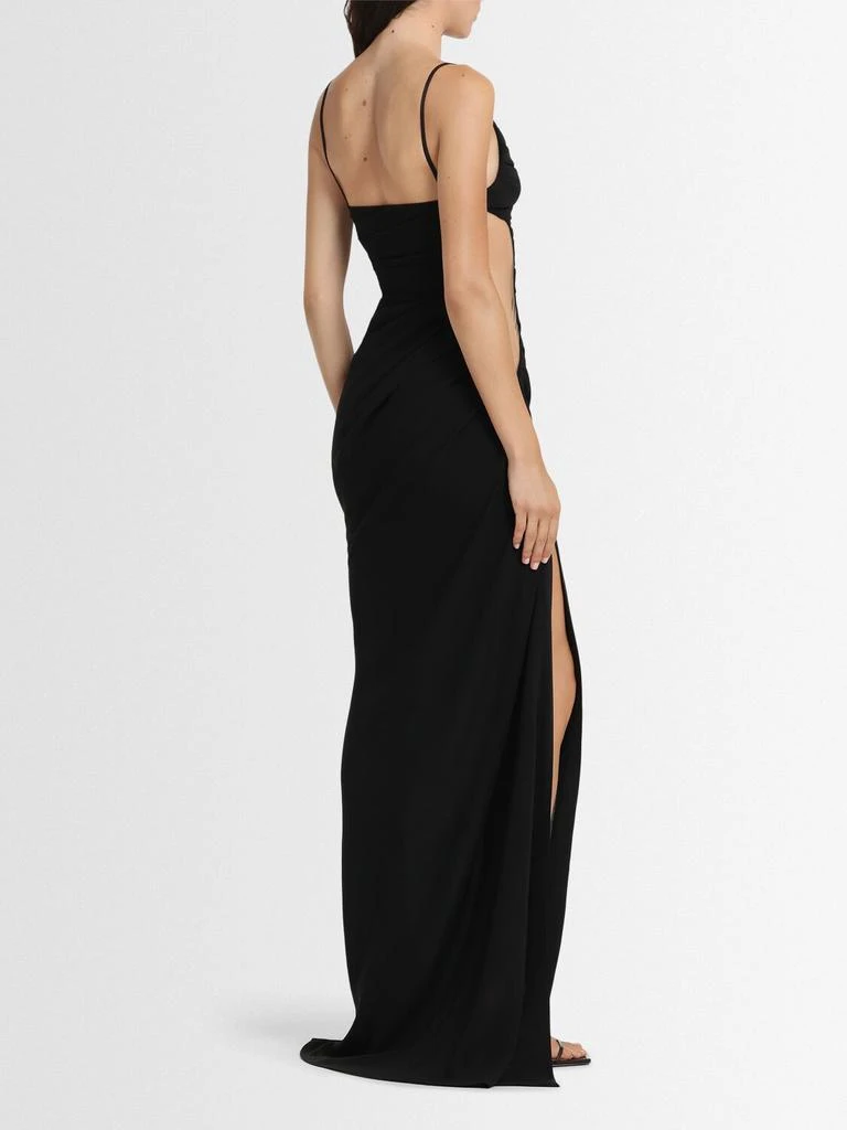 Mugler Fluid Crepe Long Dress 2