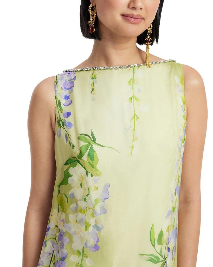 LEO LIN Yumei Silk Embellished Open Back Gown 3