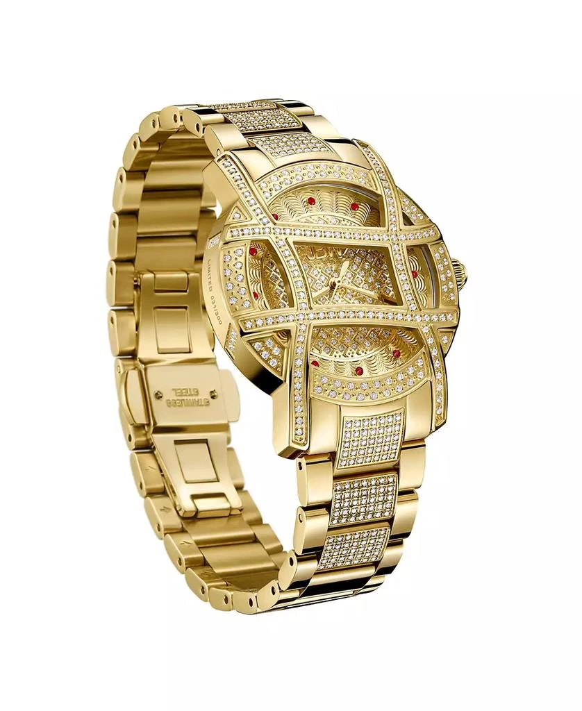 Jbw Women's Olympia Platinum Series Diamond (2 1/2 ct. t.w.) 18K Gold-Plated Stainless Steel Watch, 38Mm 3