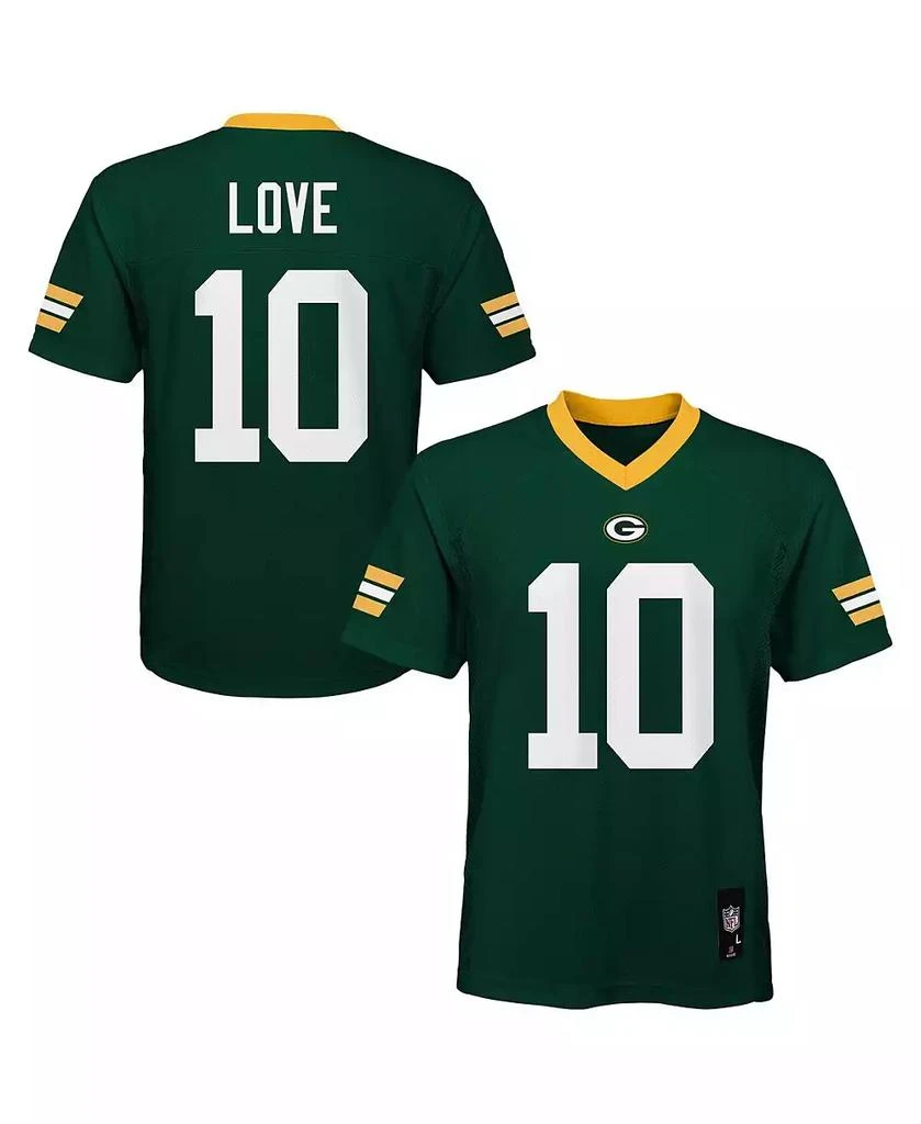 Outerstuff Preschool Jordan Love Green Bay Packers Replica Player Jersey 1