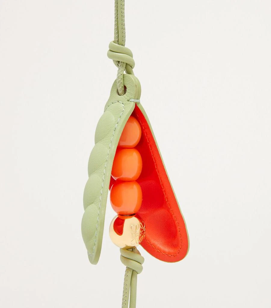 Loewe Leather Pea Pod Charm 2