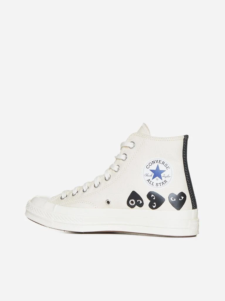 Comme des Garçons Play X Converse Canvas High-top Sneakers 3