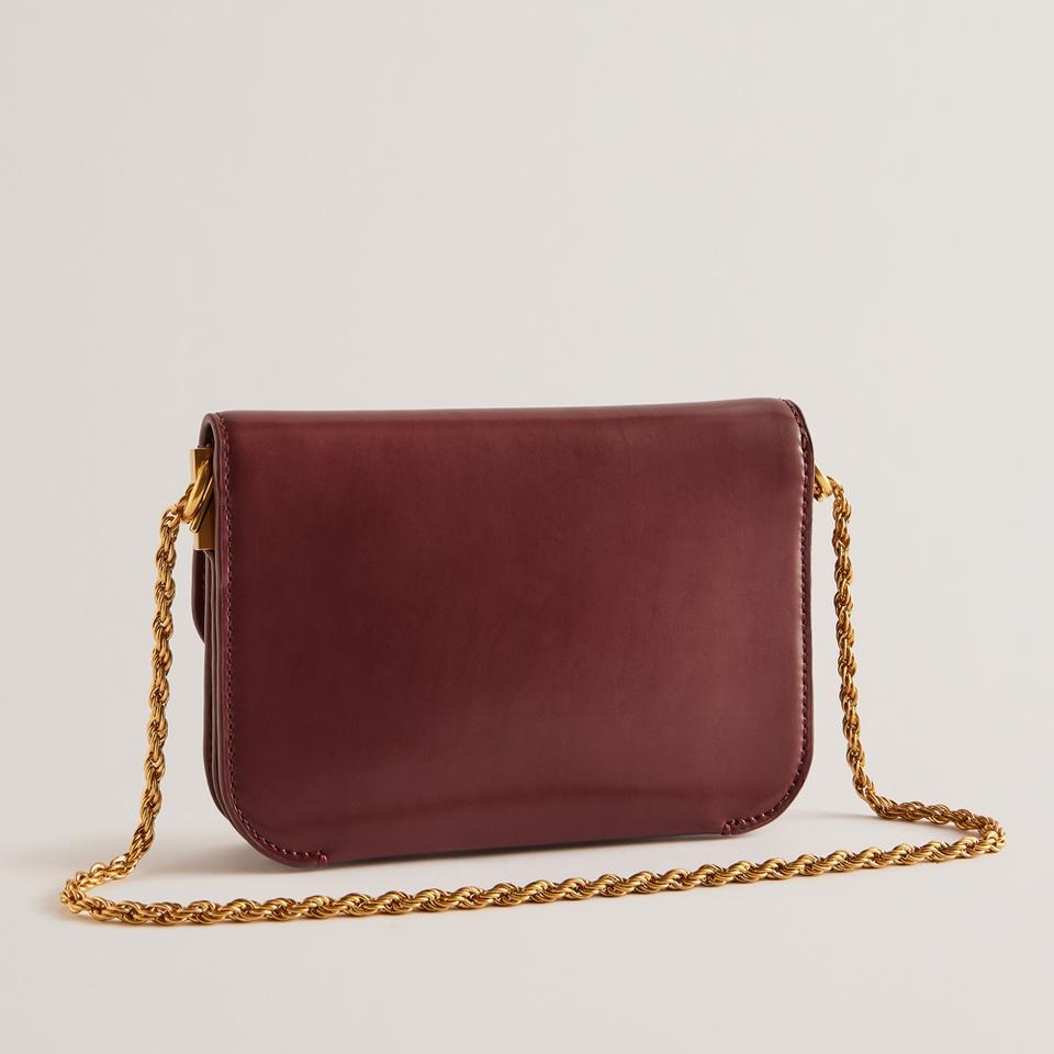 Ted Baker London Ted Baker Kkaysa Polished Leather Small Crossbody Bag