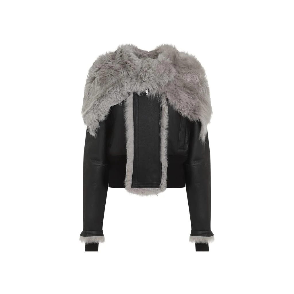 Rick Owens Shearling Zip Jacket 2