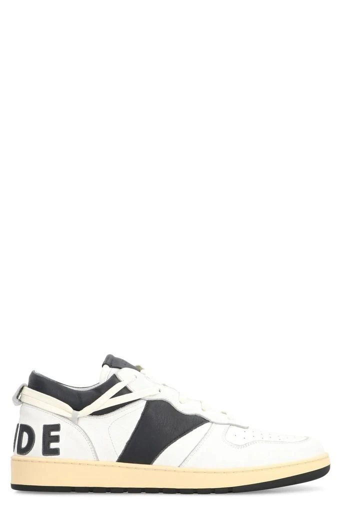 Rhude Rhude Logo-Lettering Lace-Up Sneakers