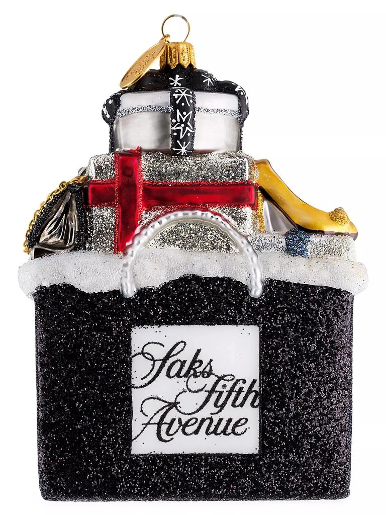 Michael Storrings Saks Shopping Bag Ornament 2