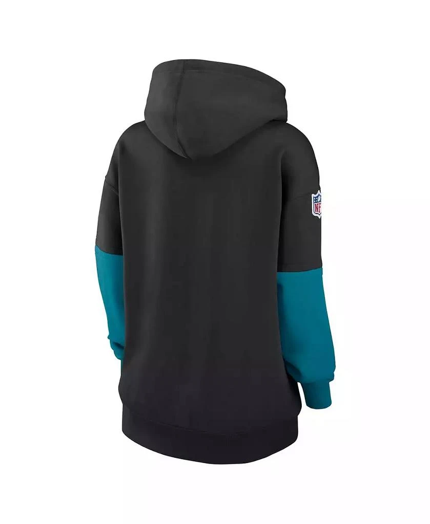 NIKE Women's Black Jacksonville Jaguars 2024 Sideline Essential Fleece Pullover Hoodie 2