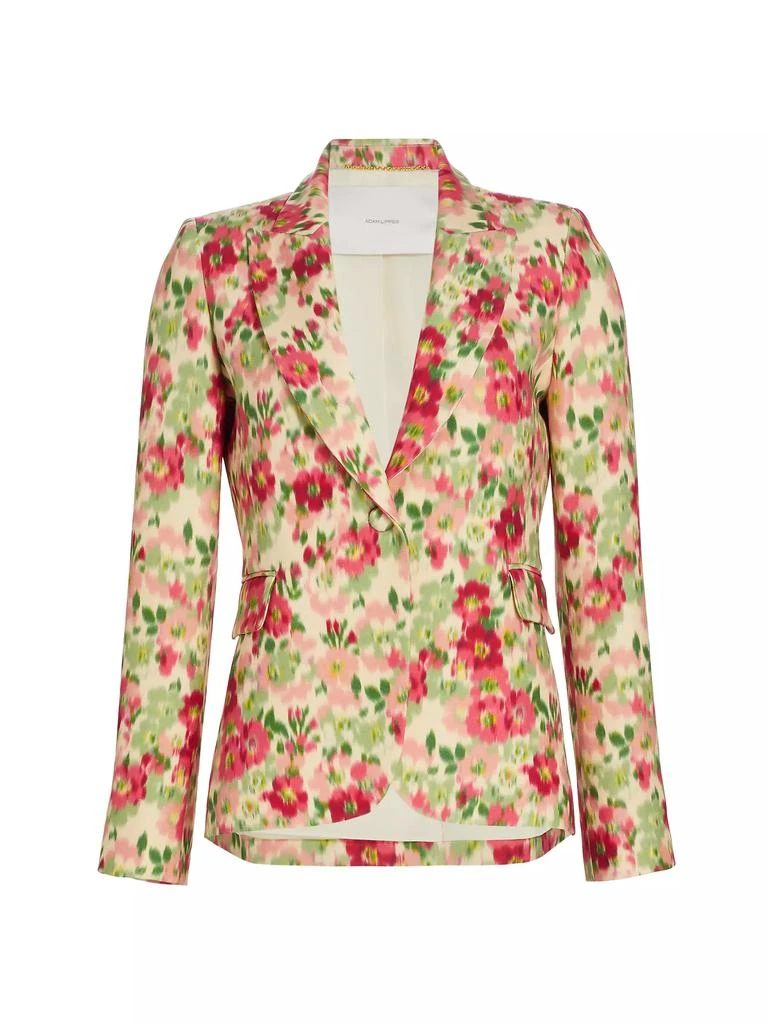 Adam Lippes Floral Single-Breasted Blazer 1