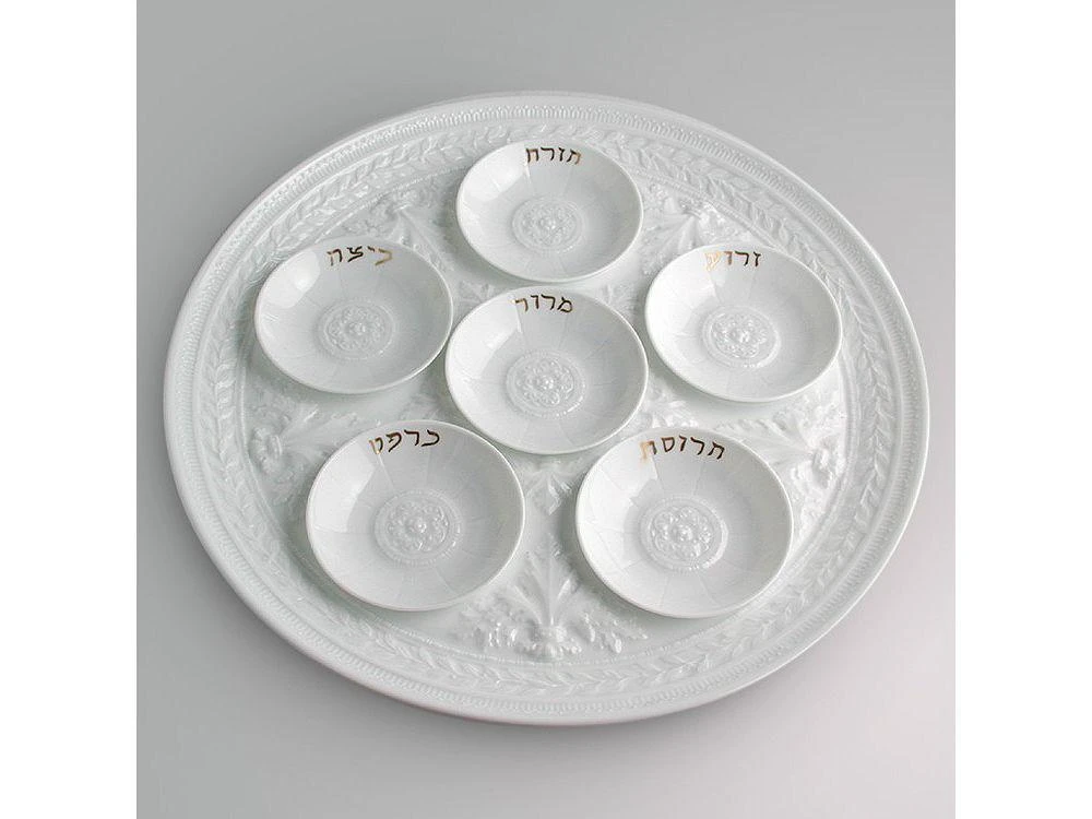 Bernardaud Louvre  Mini Seder Plates, Set of 6 1