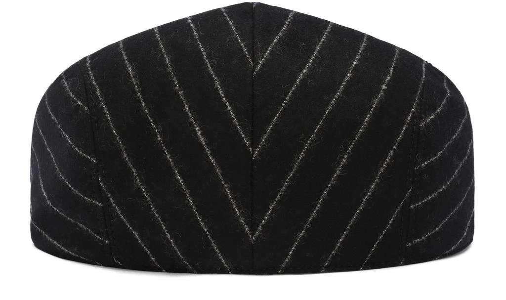 Dolce & Gabbana Pinstripe wool flat cap 3