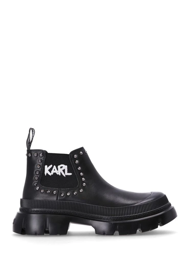 KARL LAGERFELD Trekka Max Short Gore Stud Boot 1