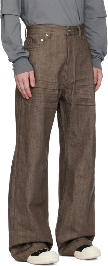 Rick Owens Brown Porterville Geth Jeans 2