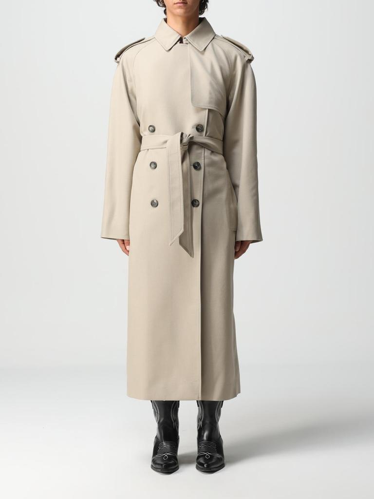 【送料&関税込】Isabel Marant Double-breasted Belted Trench Belted double-breasted cotton-gabardine trench ISABEL MARANT