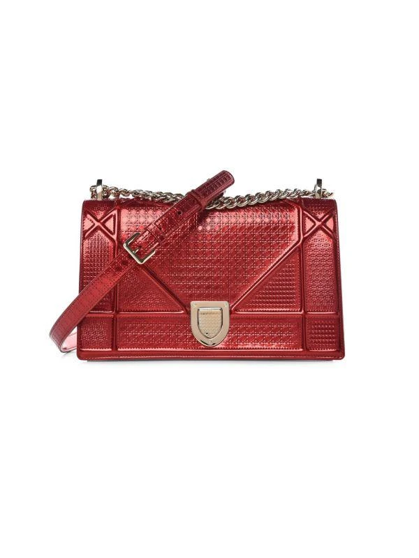 Dior Textured Leather Shoulder Bag 1