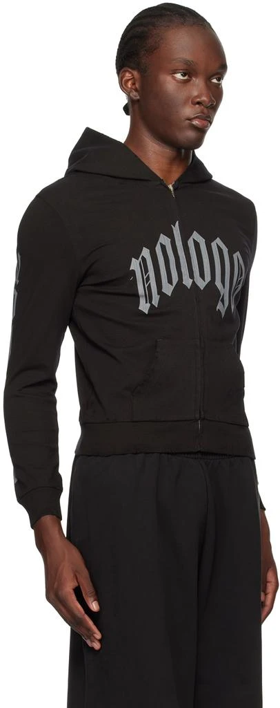 Balenciaga Black 'Nologo' Hoodie 2