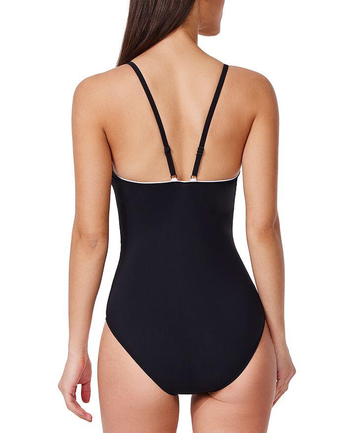 Profile by Gottex Contrast High Neck One Piece Swimsuit