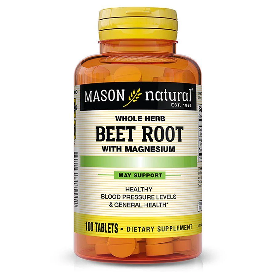 Mason Natural Beet Root with Magnesium and Calcium Tablets 1
