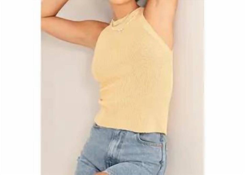 Double Zero Double Zero - Sleeveless Halter Top