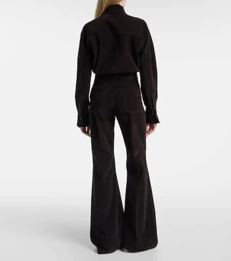 Salvatore Ferragamo Cotton corduroy flared pants 3