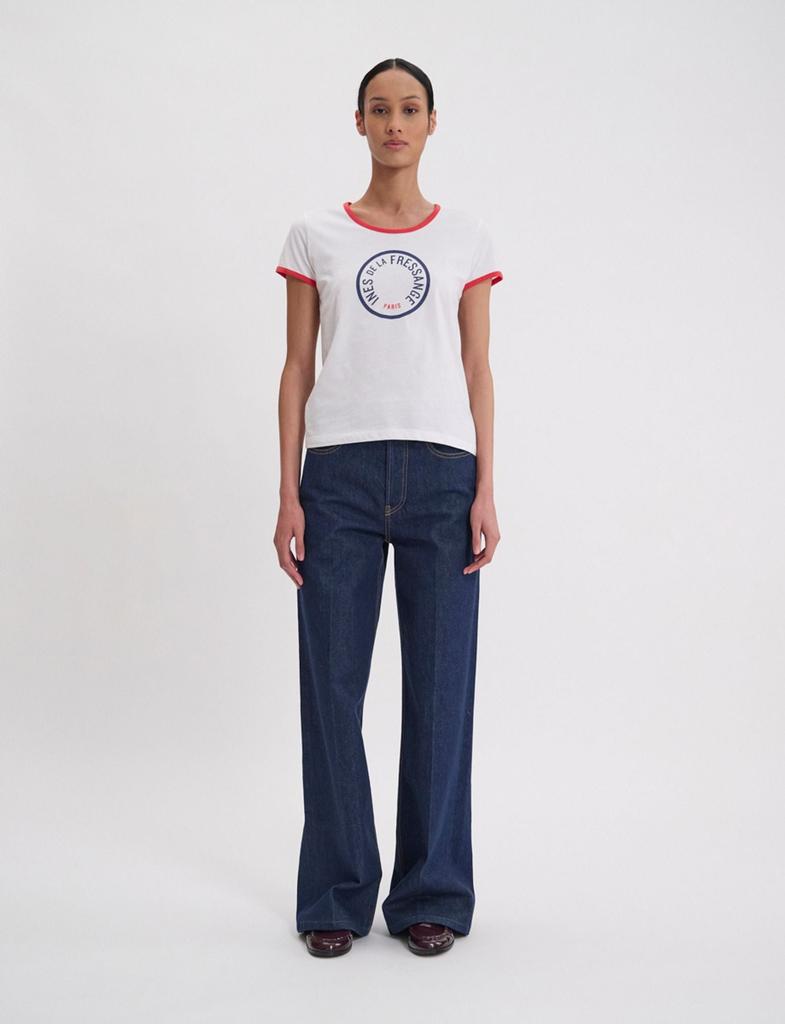 INES DE LA FRESSANGE T-shirt Priscilla white cotton