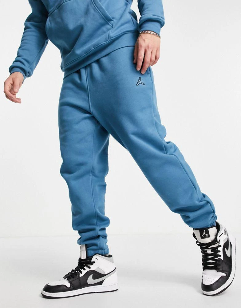 Jordan Jordan Jumpman embroidered logo joggers in blue  3