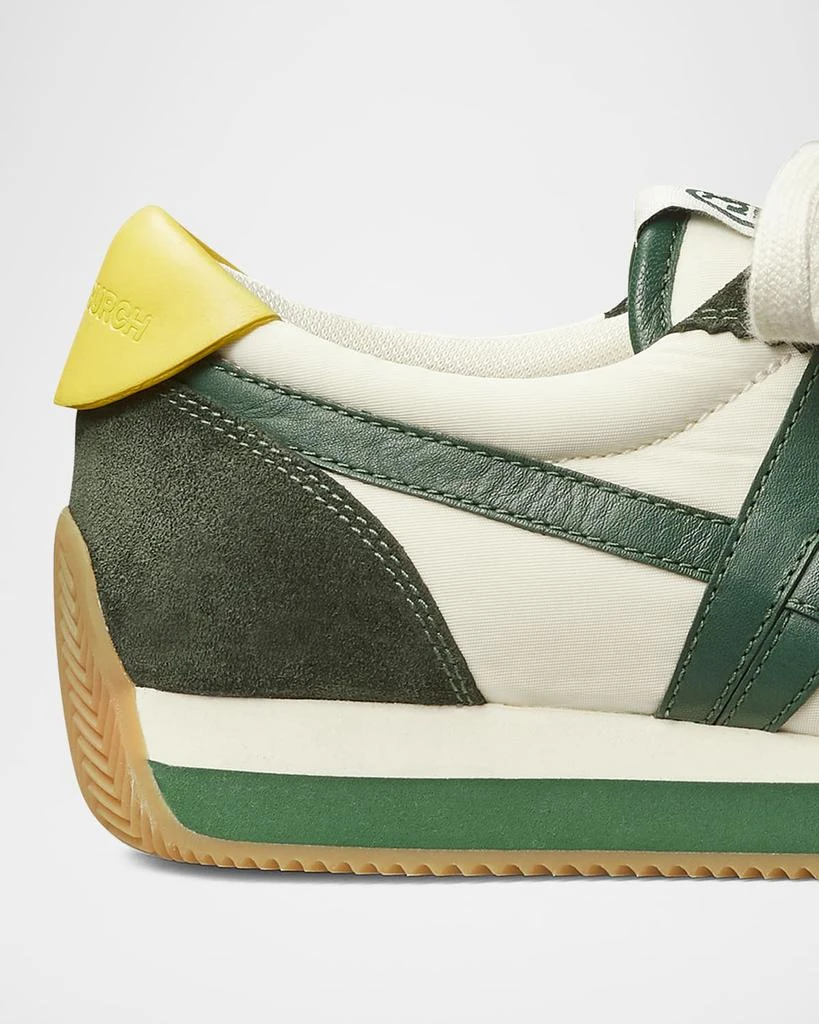 Tory Burch Hank Mixed Leather Retro Sneakers 7