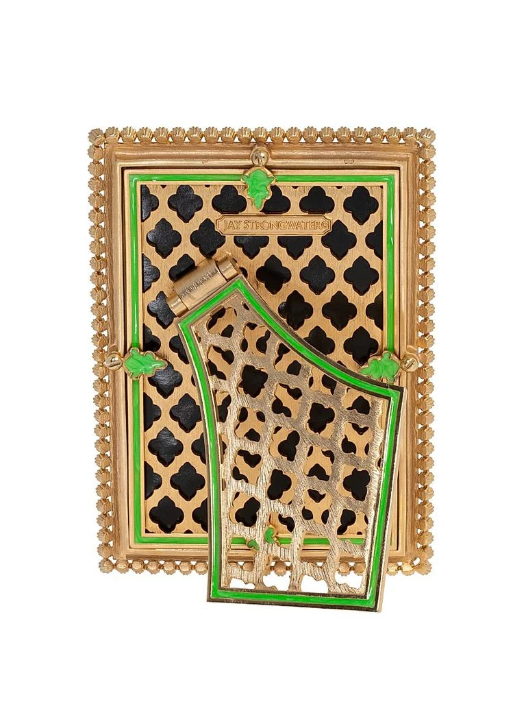 Jay Strongwater Lorraine Stone Edge 4'' X 6'' Frame 3