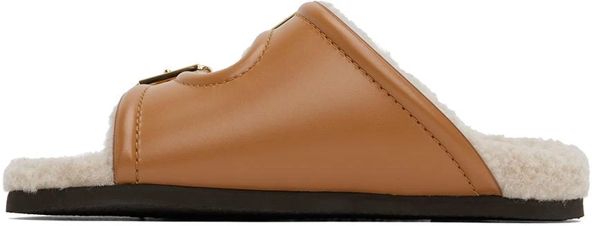Valentino Tan Fussfriend Slide Sandals 3