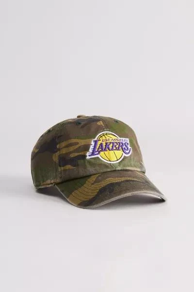 47 Brand '47 Brand NBA Los Angeles Lakers Camo Clean Up Cap 2