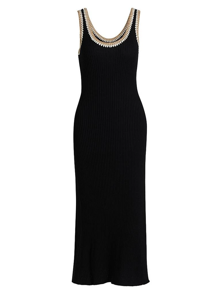 white christmas dresses Organic Cotton Ribbed Knit Maternity to Nursing Tank Dress main image 1