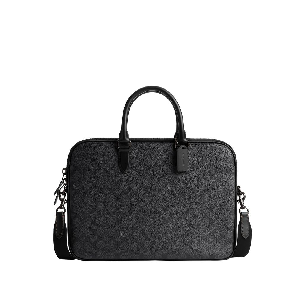 Coach Coach Outlet Laptop Case With Coach Stripe