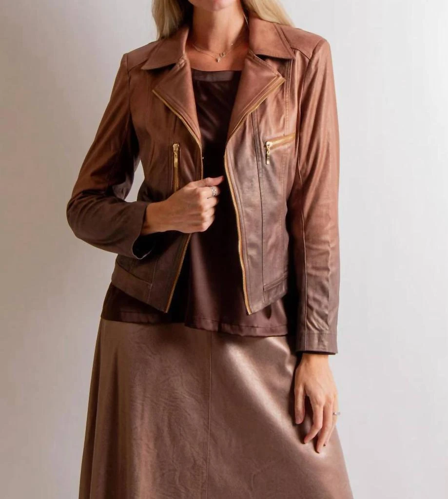 Insight Editions Insight - Shades Vegan Leather Moto Jacket