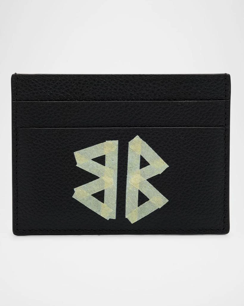 Balenciaga Men's Leather BB Logo Cash Card Holder 1
