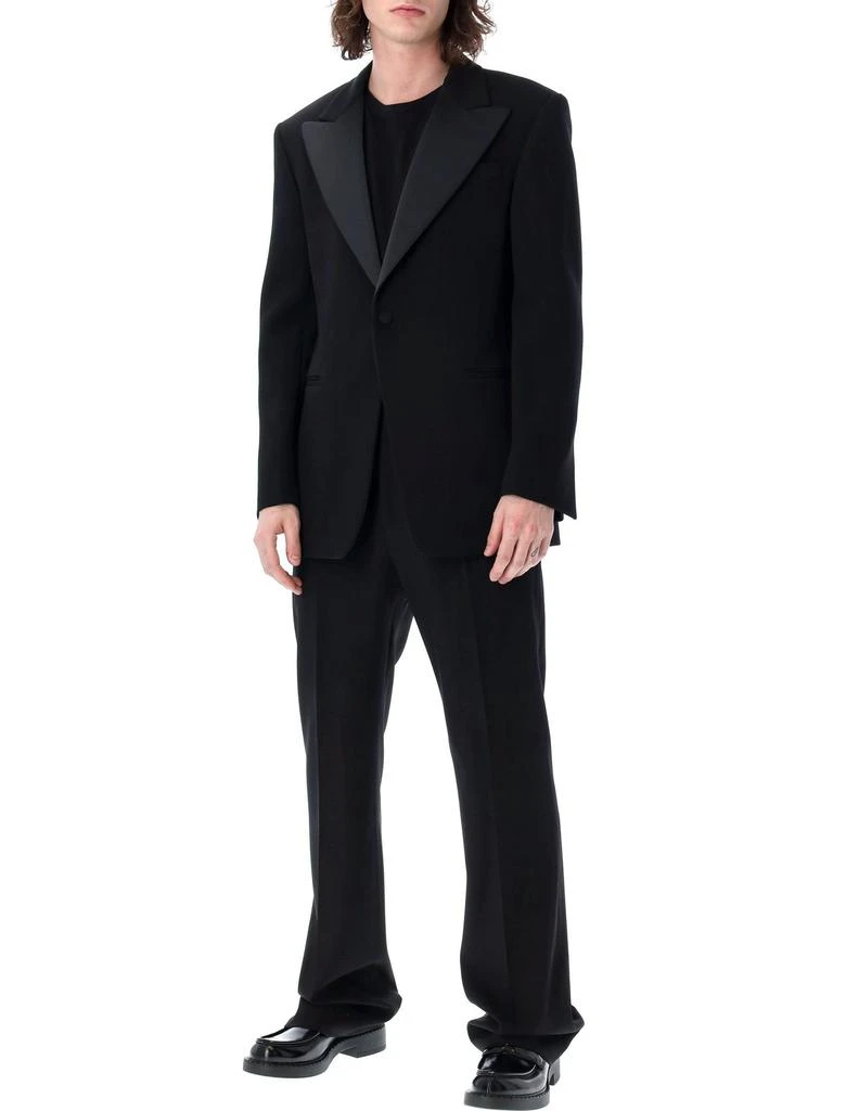 Salvatore Ferragamo Ferragamo Single-Breasted Tuxedo Tailored Blazer 4