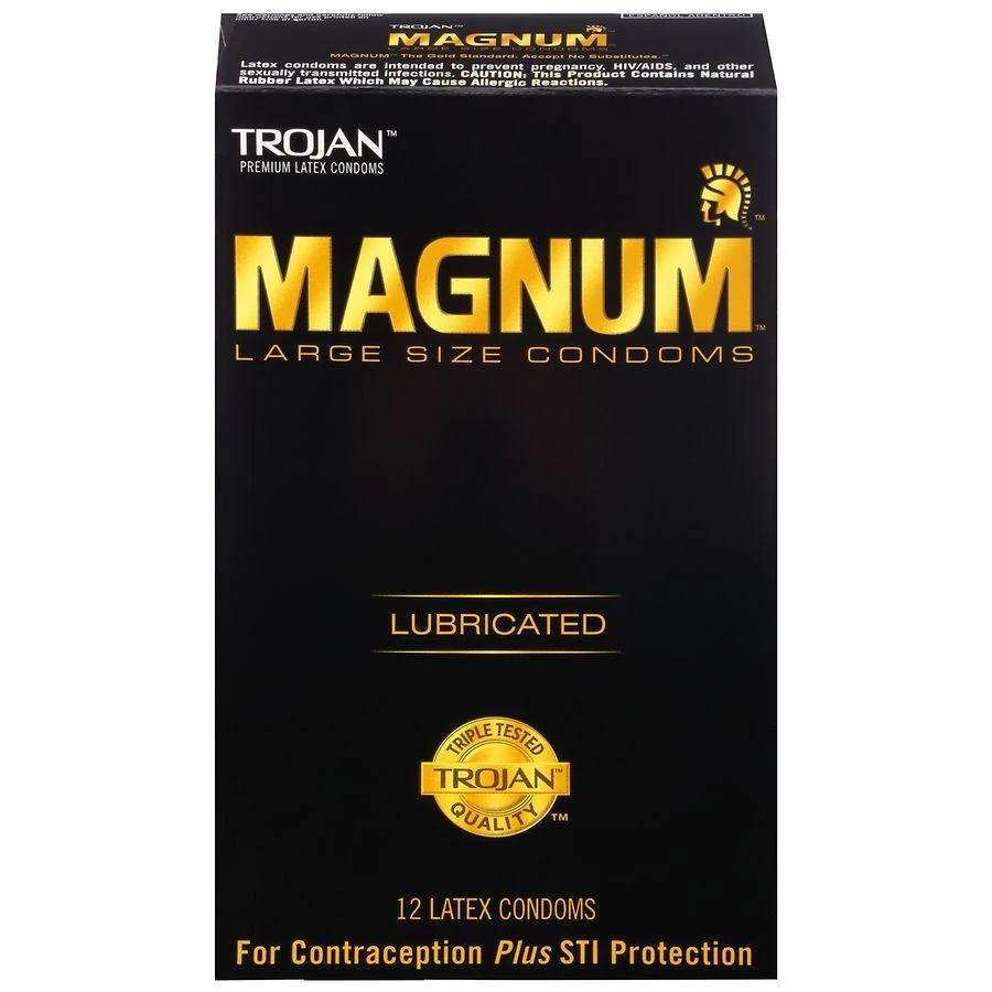 Trojan Magnum Magnum Large Size Premium Lubricated Condoms Large 1