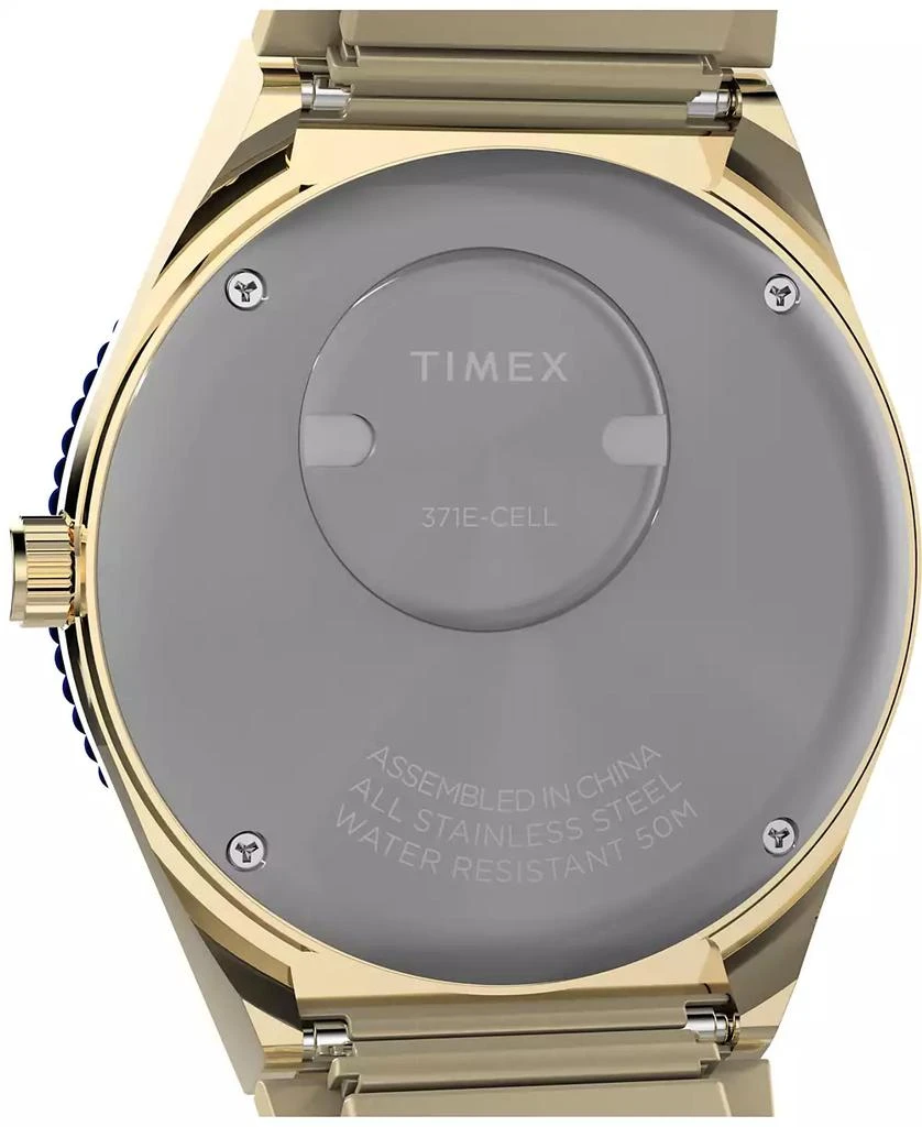 Timex Women's Analog Gold-Tone Stainless Steel Watch, 36mm 5