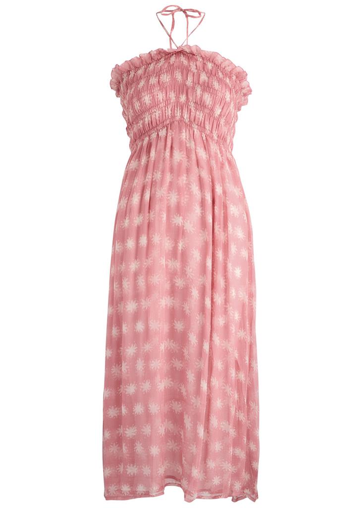 Cloe Cassandro Billie printed silk-georgette midi dress