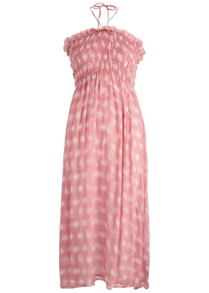 Cloe Cassandro Billie printed silk-georgette midi dress  1