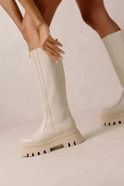 ALOHAS ALOHAS Go Getter Leather Tall Platform Chelsea Boot 1