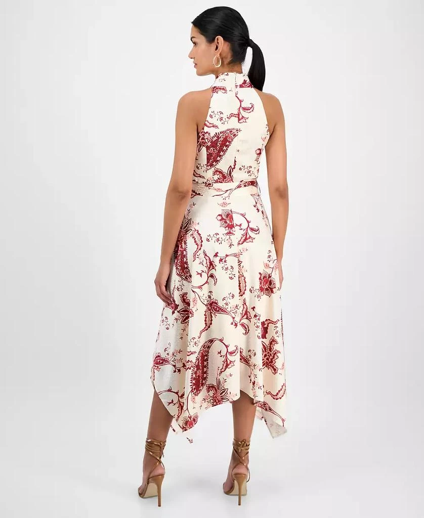 RACHEL Rachel Roy Women's Lary Floral Asymmetric-Hem Halter Dress 5